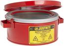 Justrite Red Bench Can 