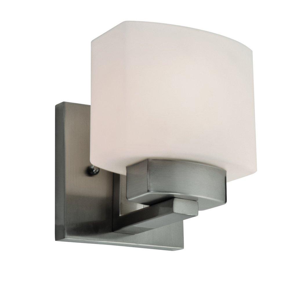 Design House Satin Nickel 60W 1-Light Medium E-26 Incandescent Wall Sconce 