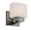 Design House Satin Nickel 60W 1-Light Medium E-26 Incandescent Wall Sconce 