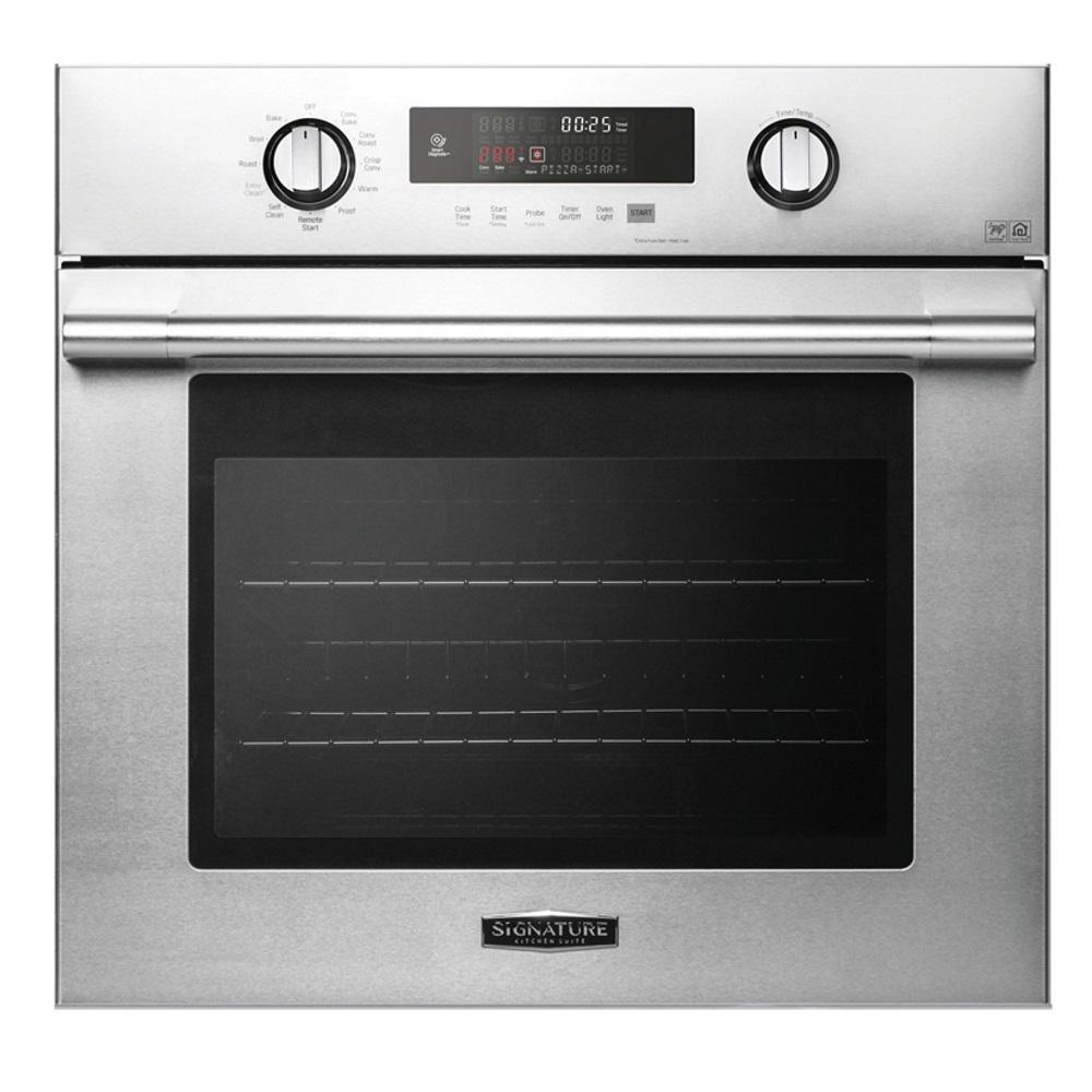 Signature Kitchen Suite 30" SINGLE WALL OVEN, 4.7 CU. FT. METAL KNOBS, 4 CONVECTION OPTIONS, GLIDESHUT DOOR, WIFI FUNCTION, SMART RACK 