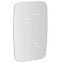 Wall Mount ABS Dispenser Wall Plate in White (Case of 18)