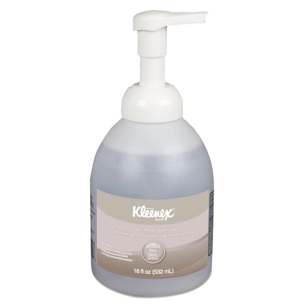 Kimberly Clark Clear Alcohol Free Foam Hand Sanitizer in Clear (Case of 4) 