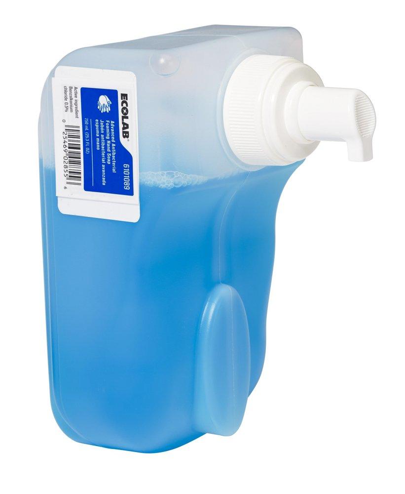 Ecolab Blue Advanced Antibacterial Foam Hand Soap (Case of 6) 