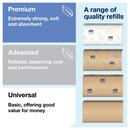 Tork Smoke Multifold and C-Fold Paper Hand Towel Dispenser 