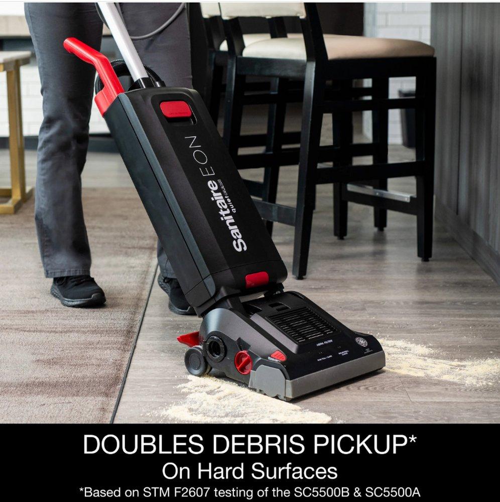 Sanitaire® Black Upright Vacuum Cleaner 
