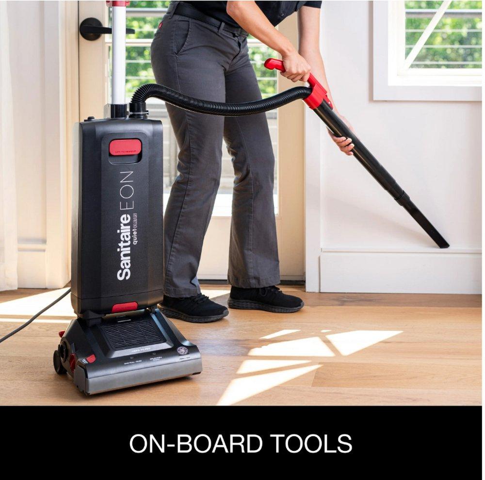 Sanitaire® Black Upright Vacuum Cleaner 