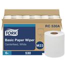 Tork White Centerfeed Paper Hand Towel Roll, 2-Ply, White 