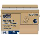 Multifold Paper Hand Towel, 1-Ply 250-Towels, Natural White (Case of 16)