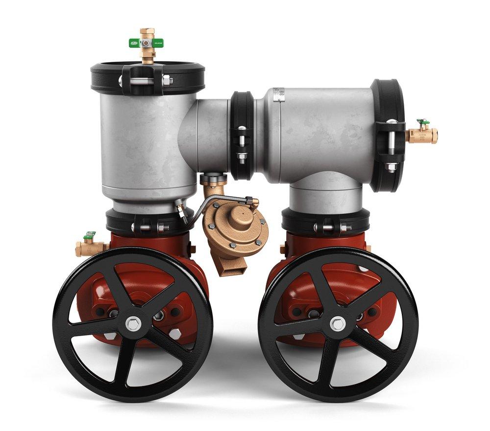 Zurn Wilkins 304L Stainless Steel Flanged 350 psi Backflow Preventer 