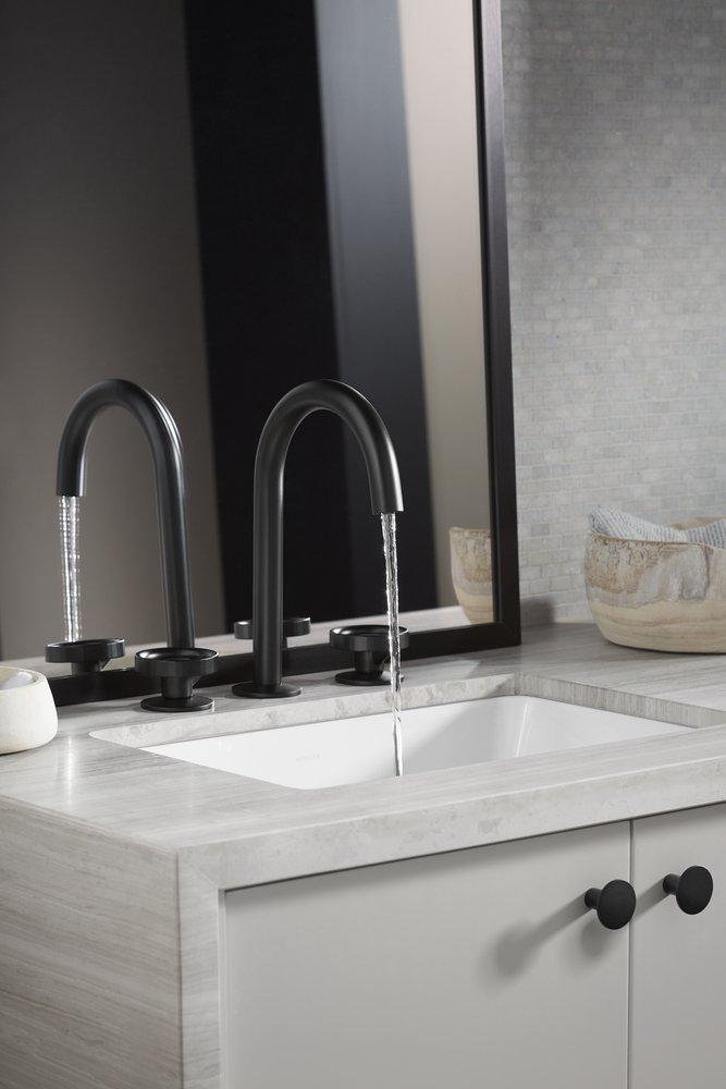 KOHLER Matte Black Metal Spout 