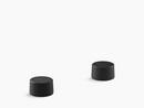 Two Handle Metal Knob Handle in Matte Black