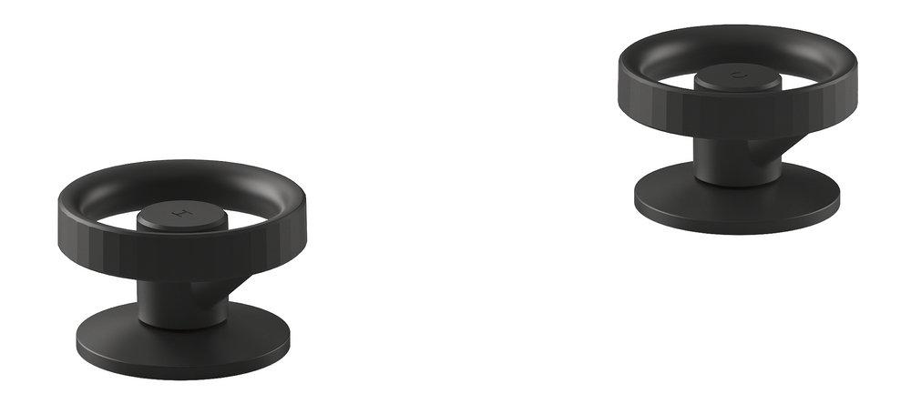 KOHLER Matte Black 2-3/4 in. Metal Handle Kit 