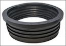 6 in. Compression Flexible PVC Donut for Cast Iron SV Hub x Schedule 40 PVC/Extra Heavy Cast Iron Connections