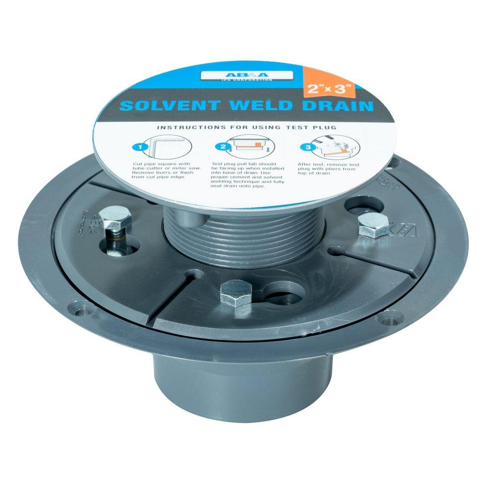 AB & A&trade; Tile Shower Round Stamped Snap 