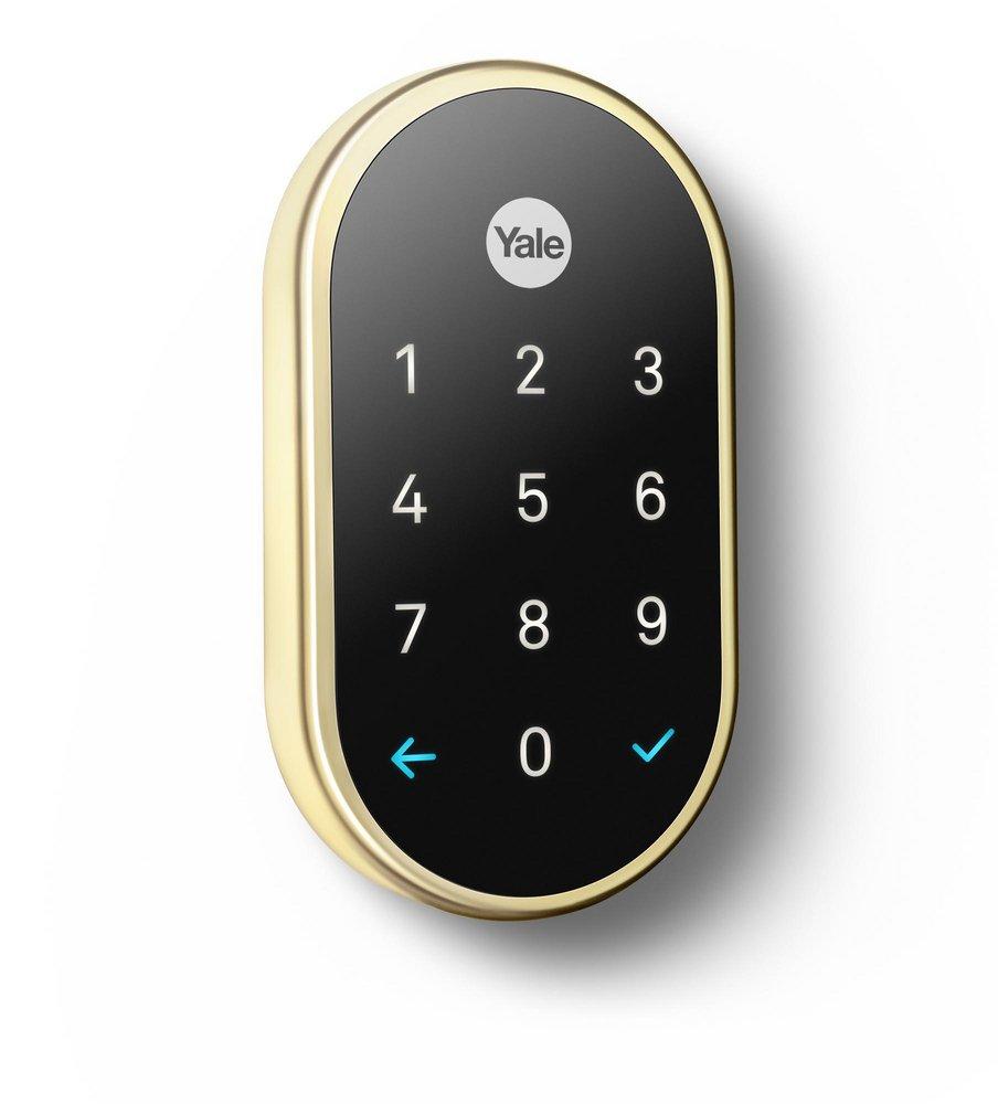 Google Satin Nickel Smart Lock with Nest Connect 