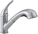 PROFLO&reg; Chrome Single Handle Pull Out Kitchen Faucet with Two-Function Spray 