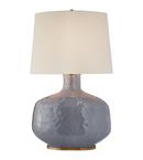 75W Large Table Lamp in Cloudy Blue Ceramic