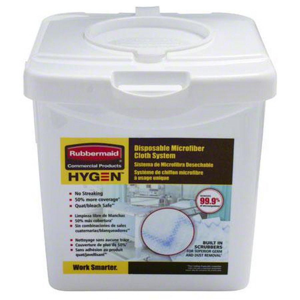 HYGEN DISPBL MICROF CLO CHG TUB WHIT 