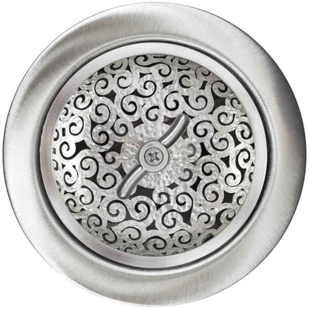 Linkasink Satin Hammered Basket Strainer 