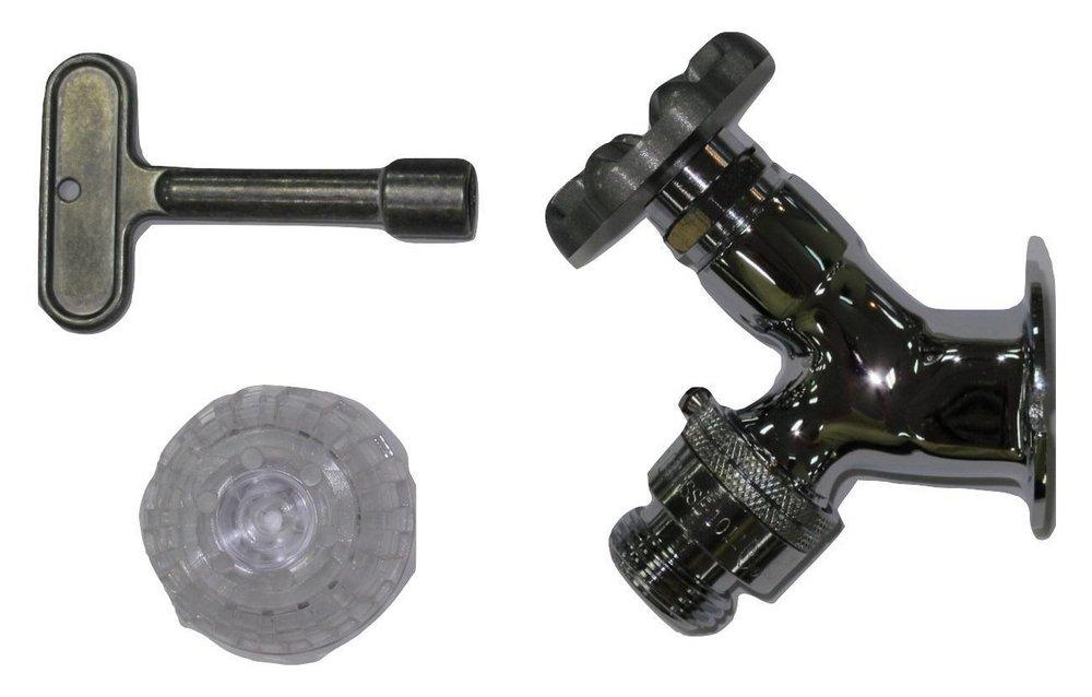 PROFLO&reg; Polished Chrome FPT Area Wall Faucet in Polished Chrome 