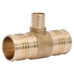 2 x 2 x 1 in. Brass PEX Crimp Tee