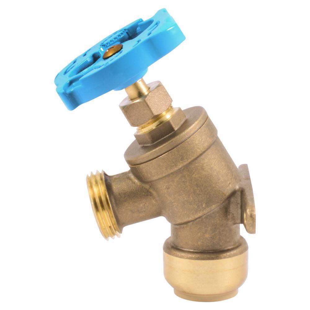 Natural Brass Brass MHT Garden Valve 