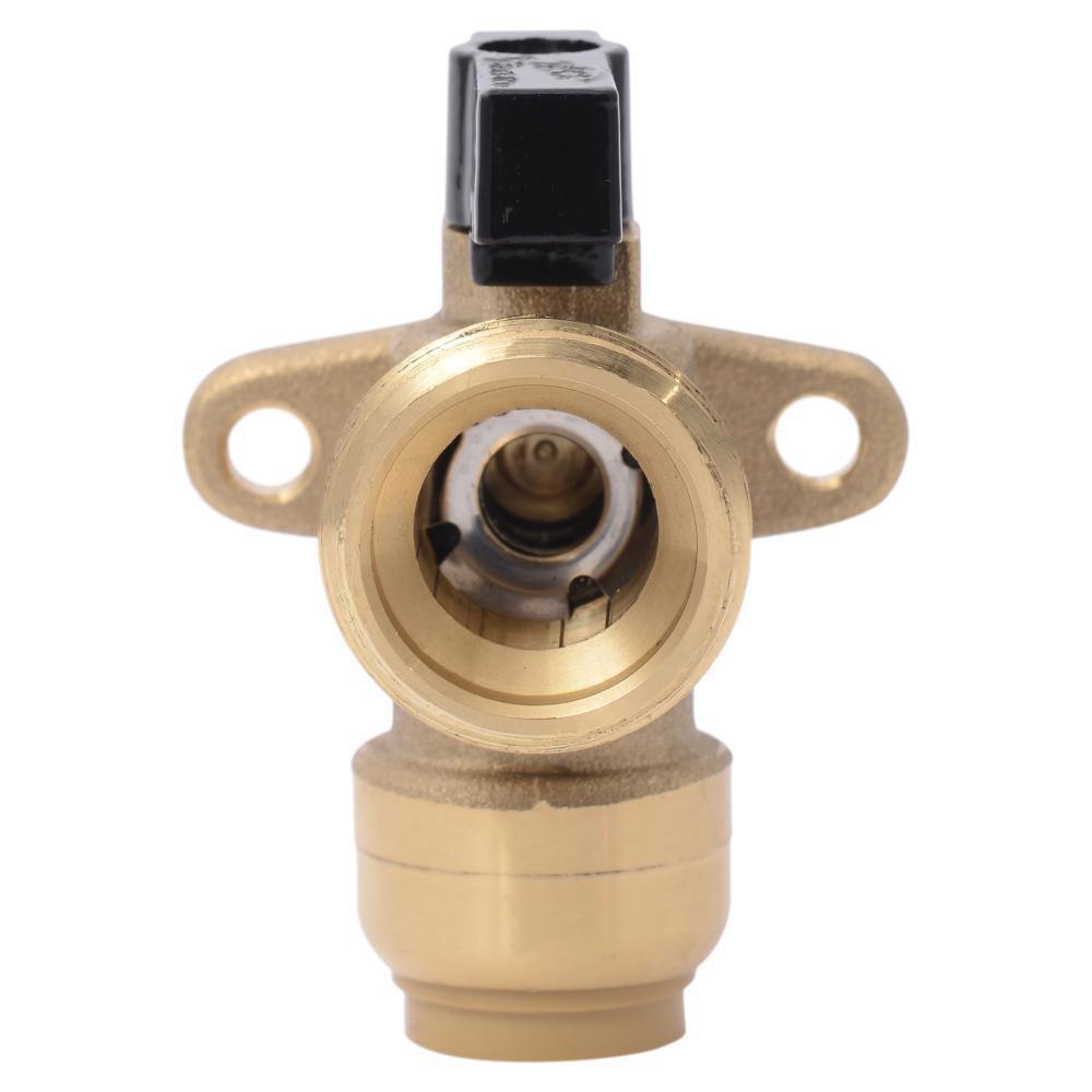 SharkBite® Natural Brass 1/2 x 3/4 in. Washing Machine Angle Valve 