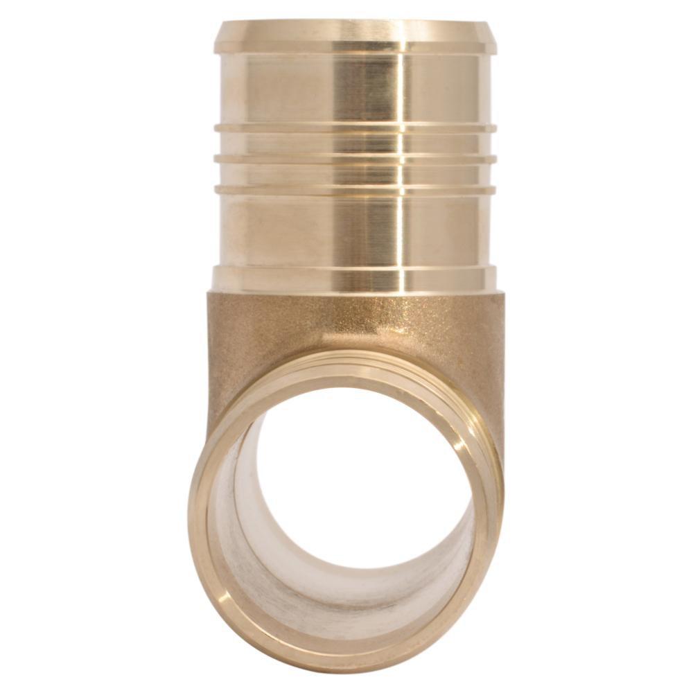 SharkBite&reg; Natural Brass Brass PEX Crimp Tee 