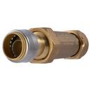 1-1/4 x 1 in. Brass Meter Swivel Nut x Push-to-Connect 175 psi Backflow Preventer