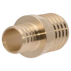 1-1/2 x 1 in. Brass PEX Crimp Coupling