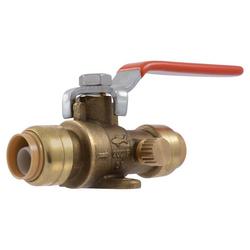 1/2 in. DZR Brass Push 200# Ball Valve