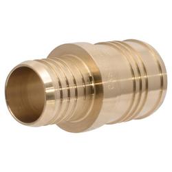 2 x 1-1/2 in. Brass PEX Crimp Coupling