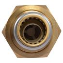 SharkBite&reg; Natural Brass Brass Meter Swivel Nut x Push-to-Connect 175 psi Backflow Preventer 