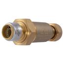 SharkBite&reg; Natural Brass Brass Meter Swivel Nut x Push-to-Connect 175 psi Backflow Preventer 