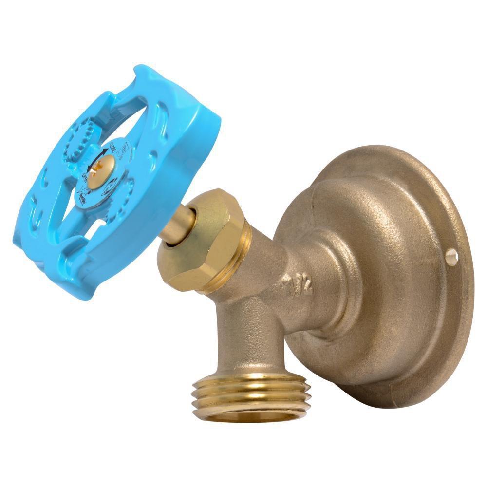 Natural Brass Brass Push-to-Connect x MHT Hose Bibb 