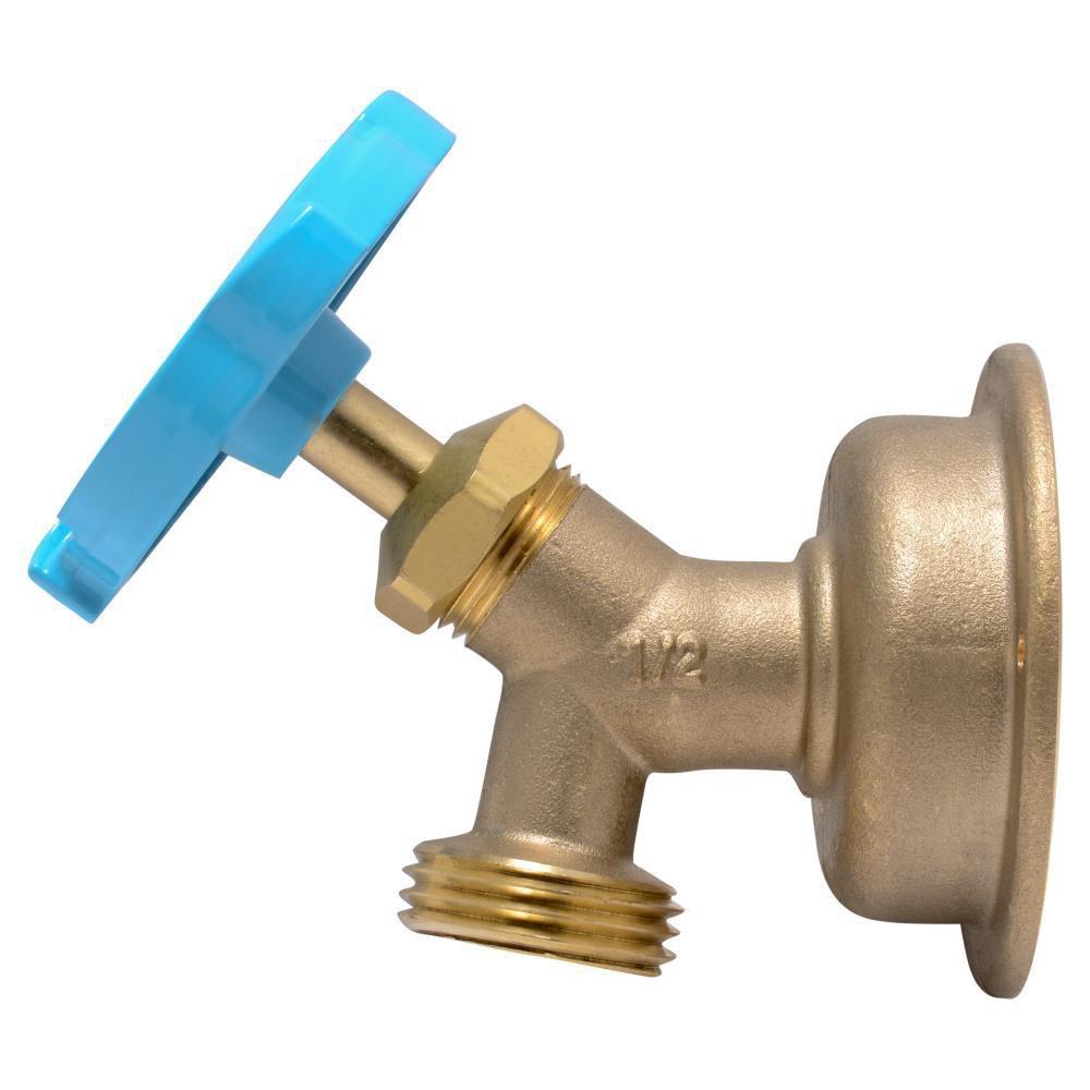 Natural Brass Brass Push-to-Connect x MHT Hose Bibb 
