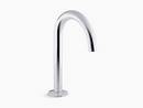 KOHLER Polished Chrome Bathroom Sink Faucet Spout (Handles Sold Separately) 