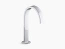 KOHLER Polished Chrome Bathroom Sink Faucet Spout (Handles Sold Separately) 