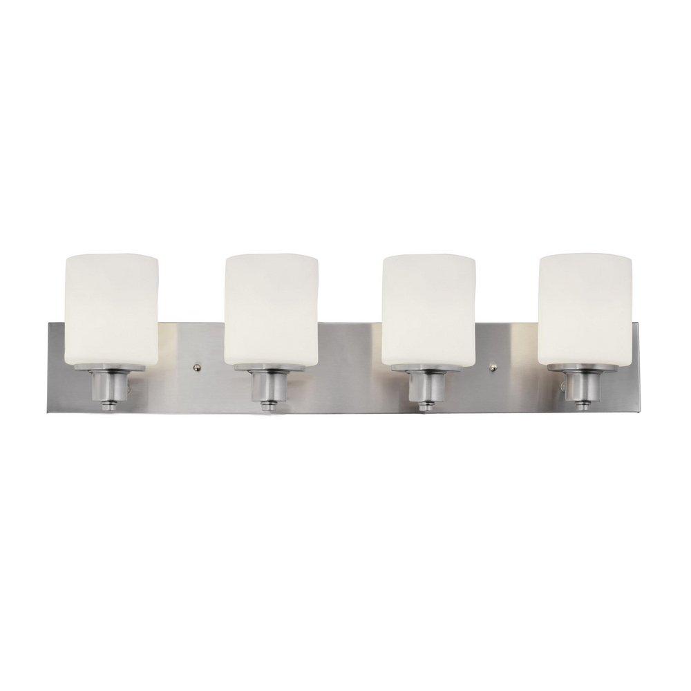 Design House Satin Nickel 60 W Medium E-26 in Satin Nickel 