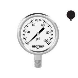 2-1/2 x 1/4 in. NPT 100 psi Stainless Steel Pressure Gauge