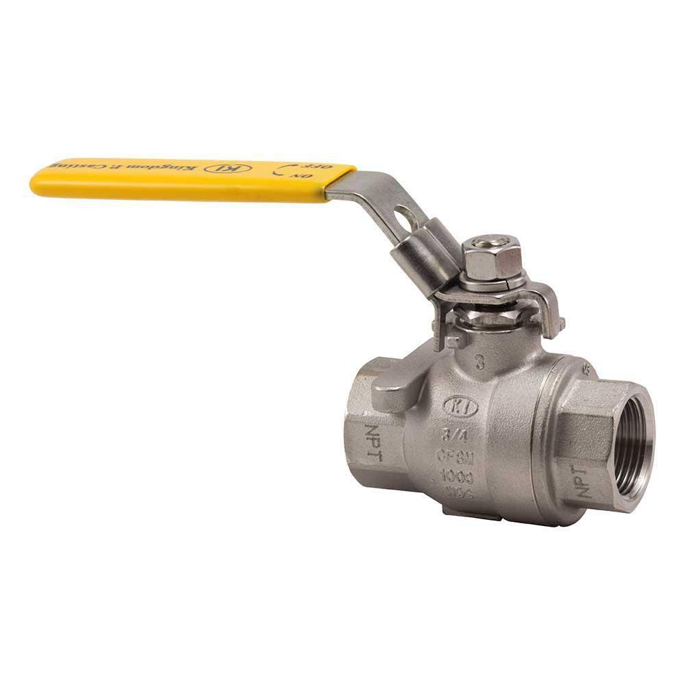 Merit Brass Stainless Steel Stainless Steel Full Port NPT 1000# Ball Valve 