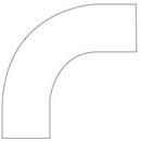 Alfa Laval Triclover 4 x 4 x 2 in. Butt Weld 316L Stainless Steel Tee 