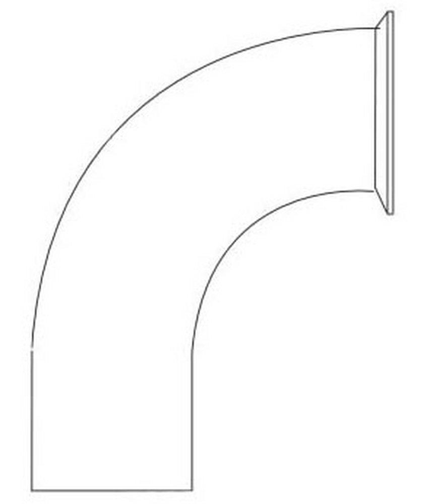 Alfa Laval Triclover 4 x 0.083 in. A270 304L Polished Chrome Stainless Steel Tubing 