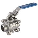 Pittsburgh Brass Manufacturing Forged Stainless Steel Full Port Butt Weld 900# Ball Valve 