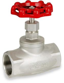 1 in. Stainless Steel Threaded Rising Valve Stem Globe Valve