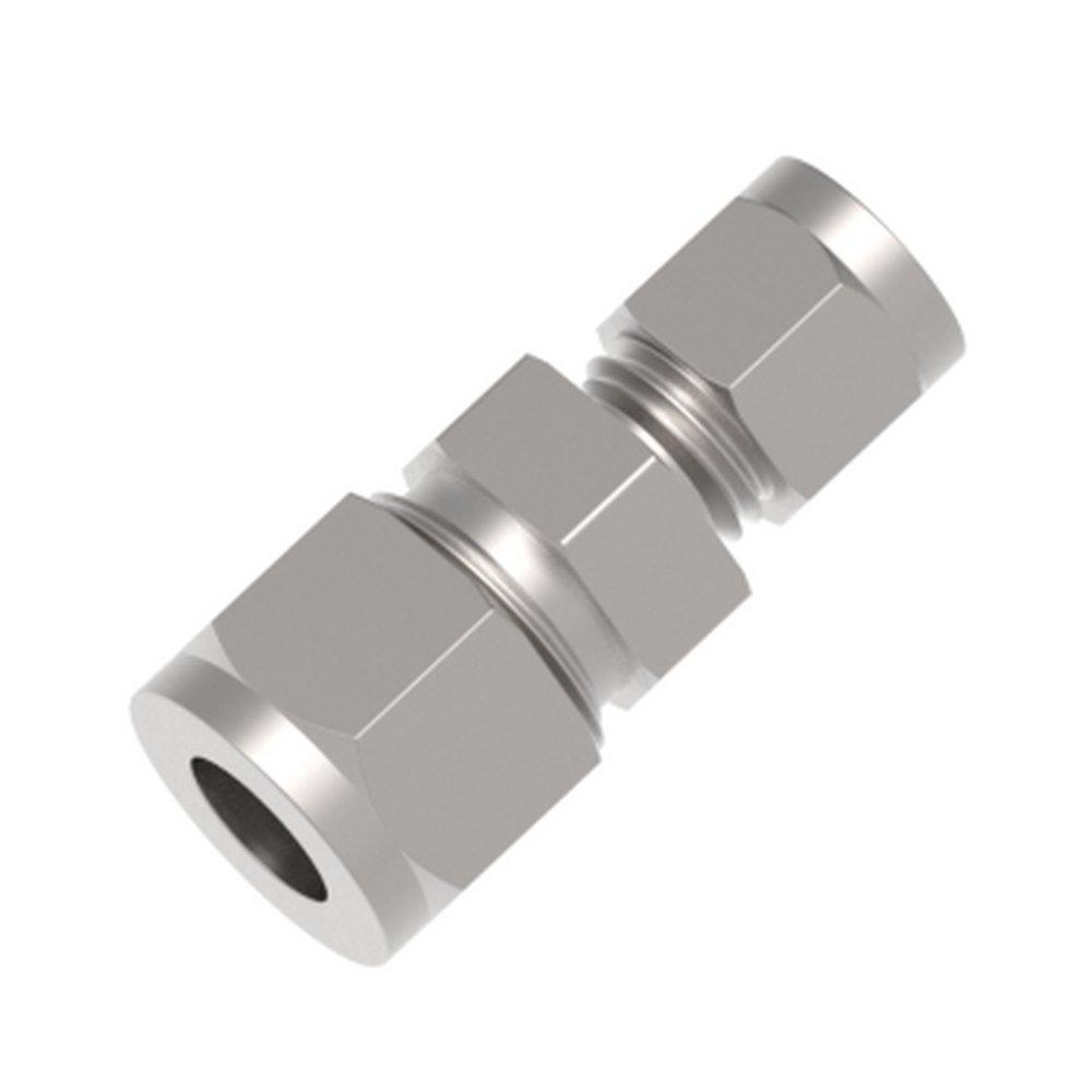 Hy-Lok USA OD Tube 316 Stainless Steel Reducing Union 