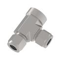 1/4 X 1/4 FEM RUN TEE 316 HYLOK 