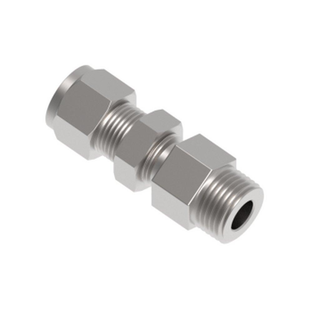 Hy-Lok USA 1/2 OD X 1/2 MIP B/HEAD CONN SS 316 