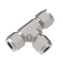 3/8 in. OD Tube Straight 316 Stainless Steel Union Tee