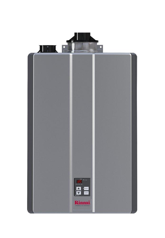 Rinnai 160 MBH Indoor Condensing 52W Tankless Water Heater 